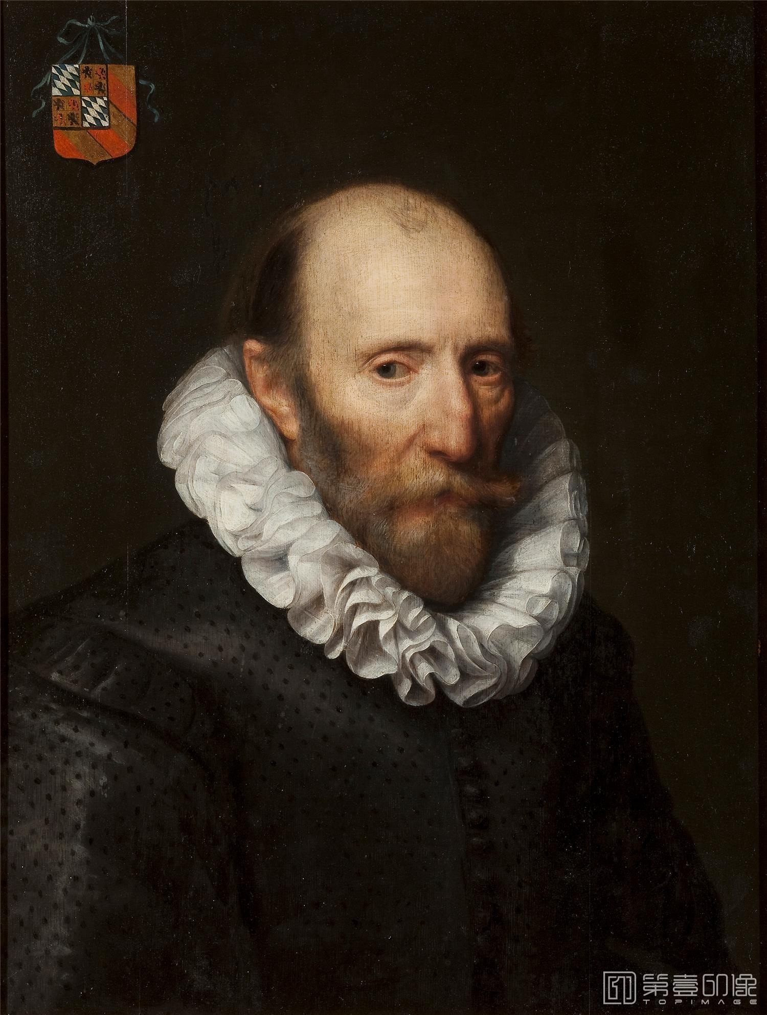 油画-西班牙普拉多美术馆油画藏画-Mierevelt, Michiel Janszoon van-Retrato de un señor de la familia Van Beijeren van Schagen-1849